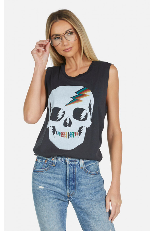 Instant Electric Skull and Bolt Tank