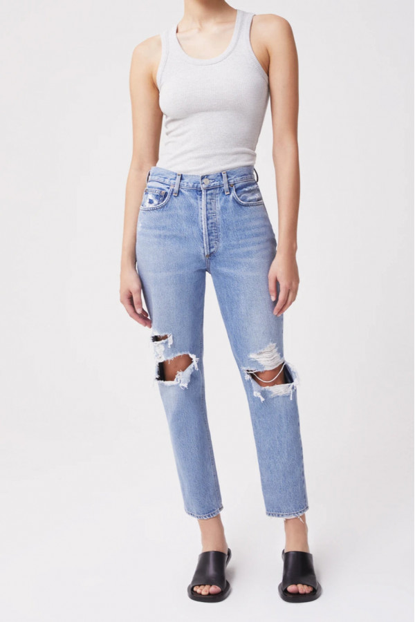 Tulle High Rise Relaxed Tapered Jean