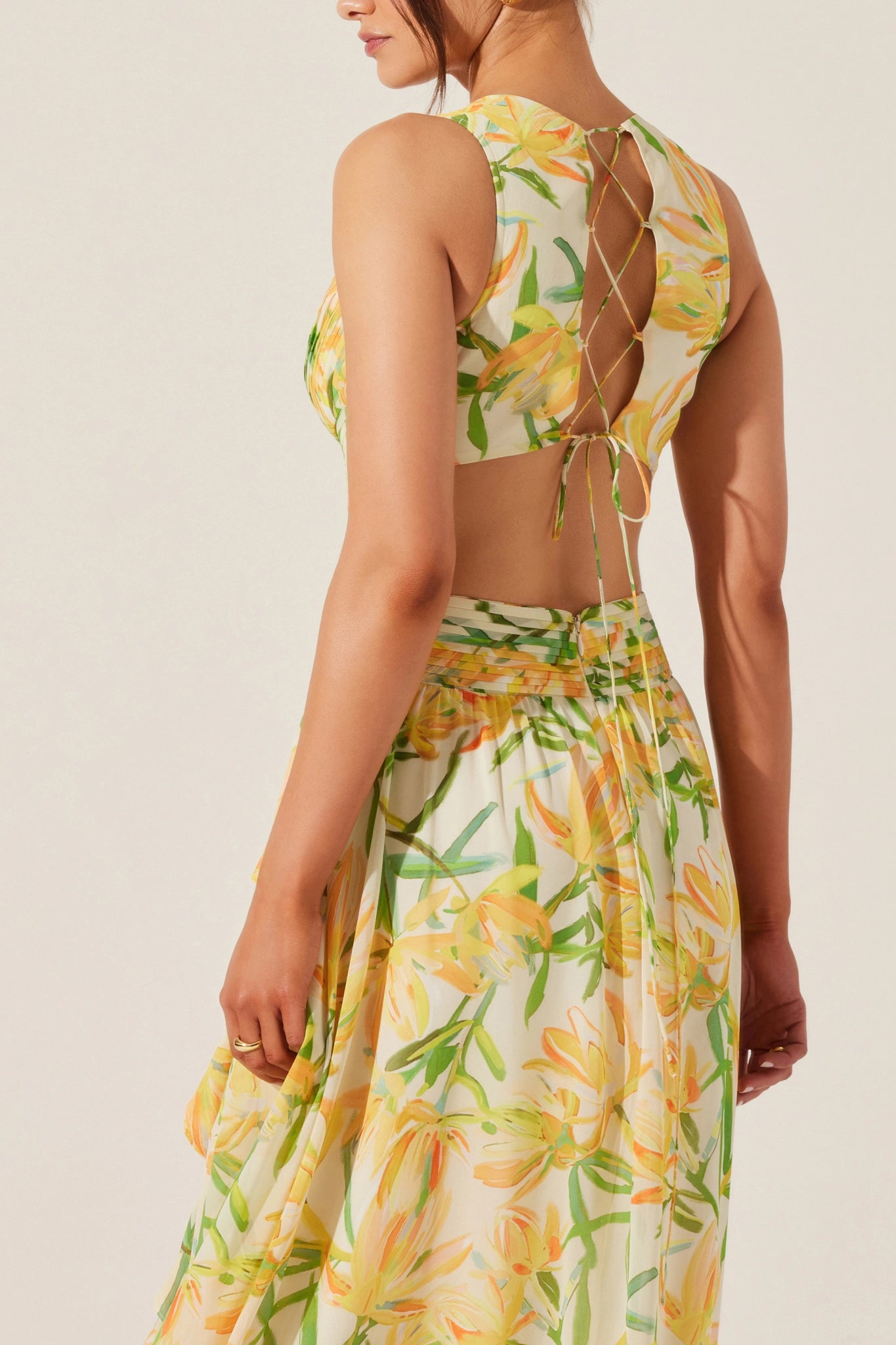 Soft Print Maxi Dress