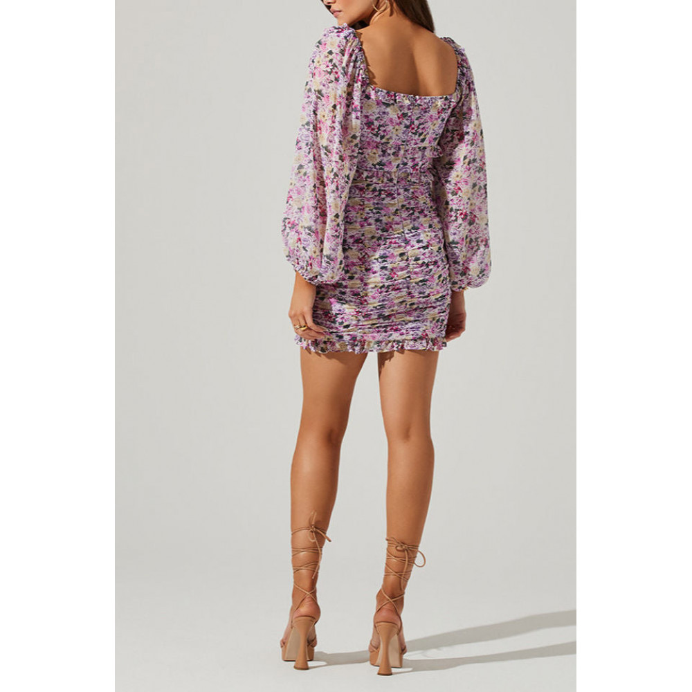 Malachite Skirt Print Dress