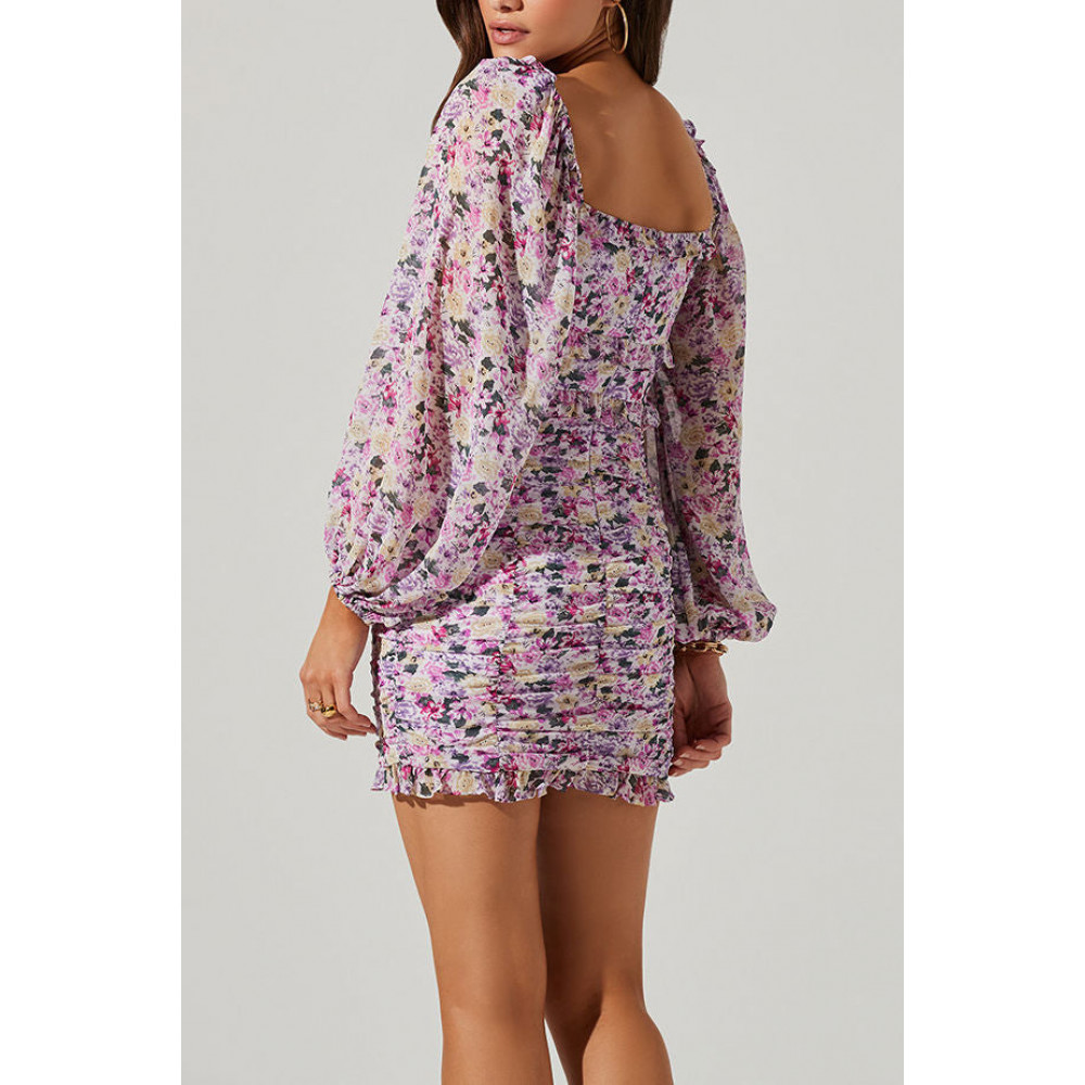 Malachite Skirt Print Dress