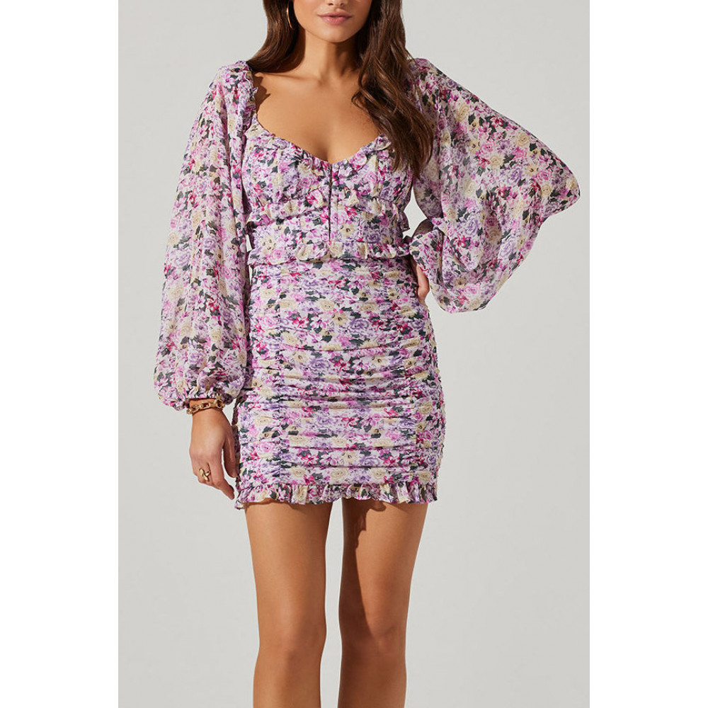 Malachite Skirt Print Dress