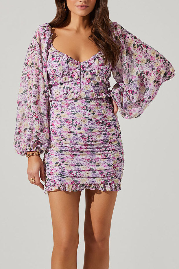 Malachite Skirt Print Dress