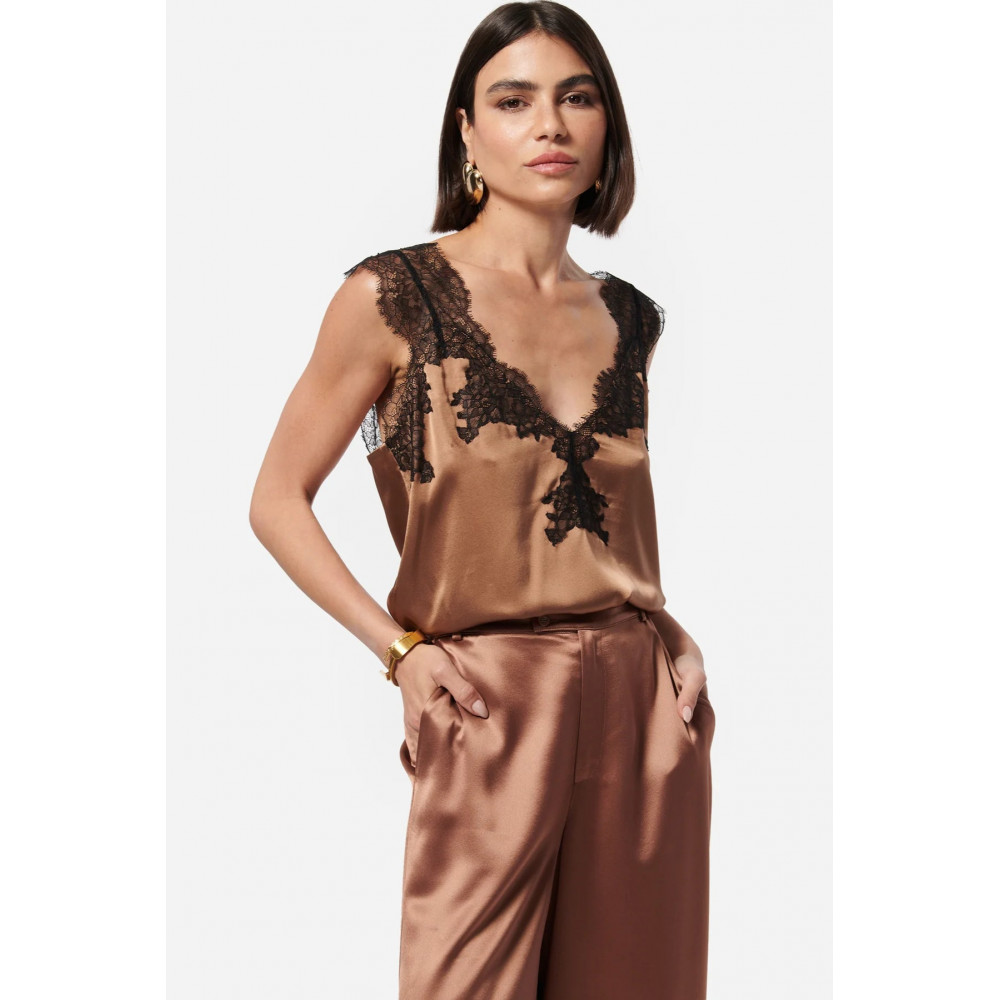 Pizzo Flow Lace Trim Cami