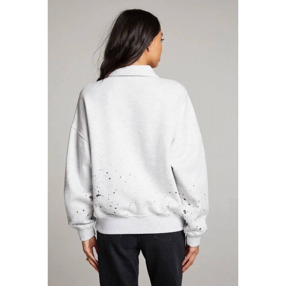 Amore York Splatter Paint Half Zip