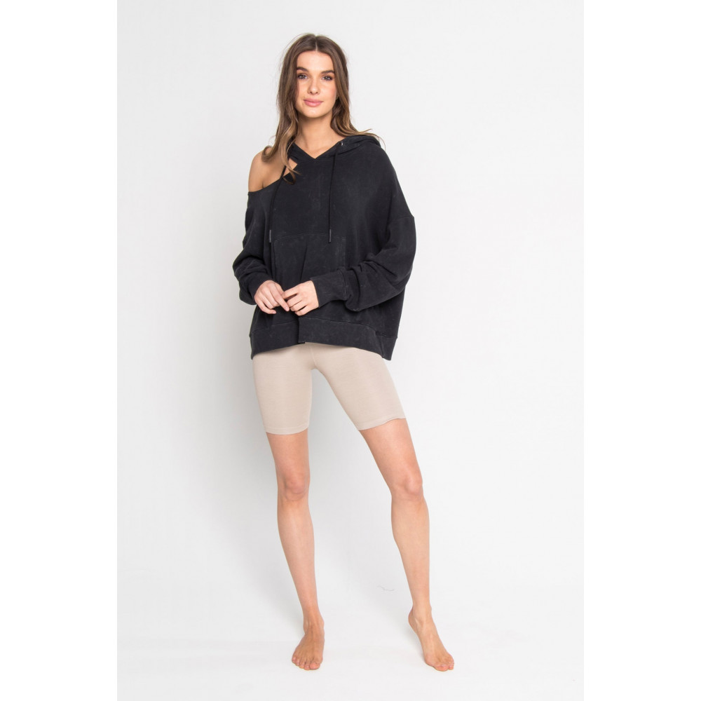 Fervor Cut Shoulder Hoodie