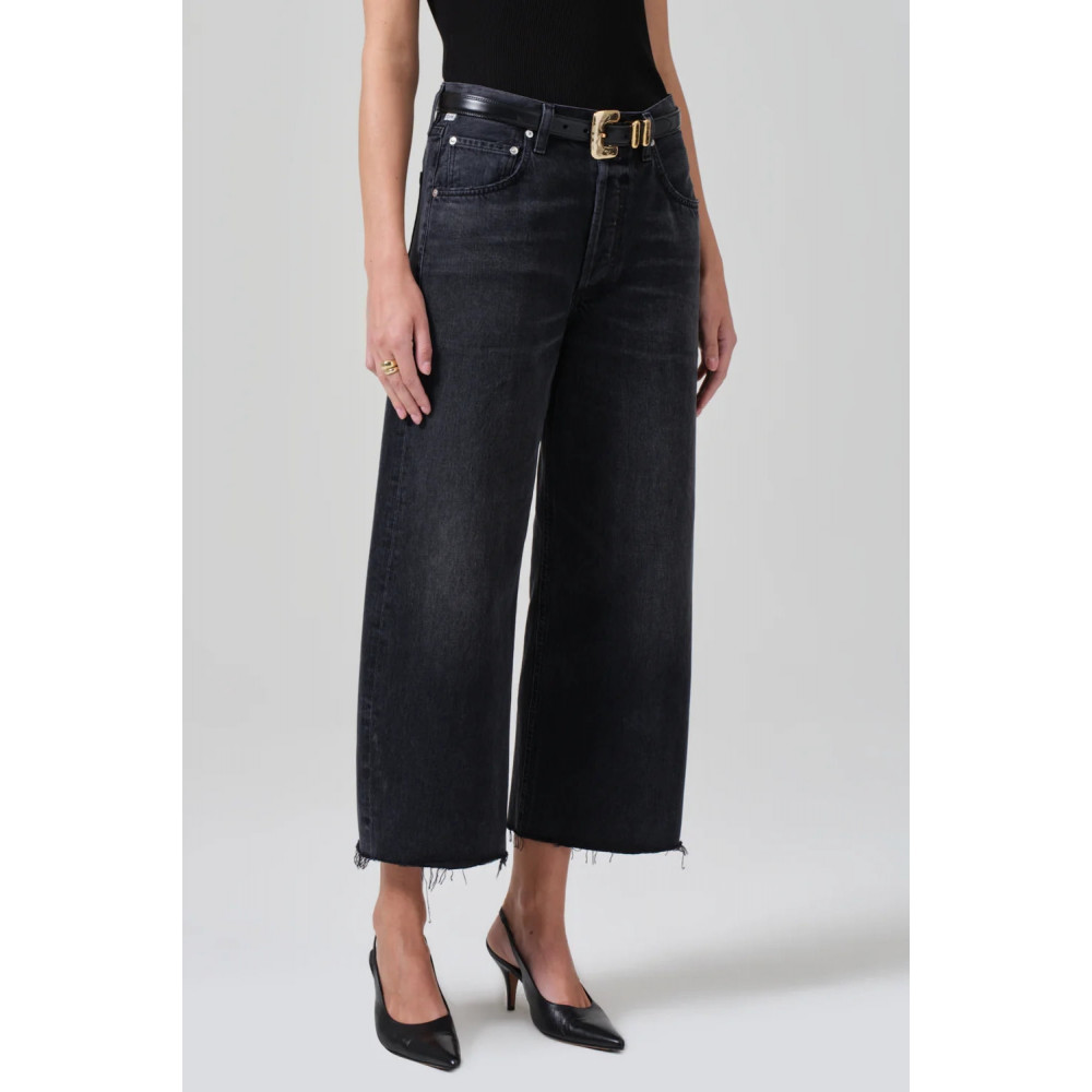 Eon Grâce Raw Hem Crop Jean