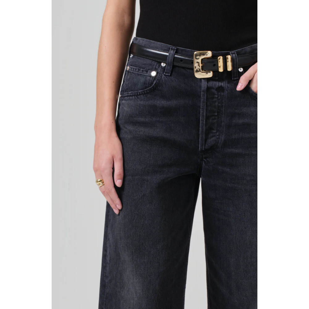 Eon Grâce Raw Hem Crop Jean