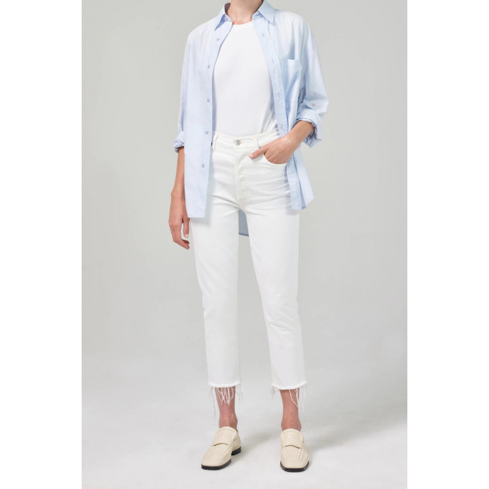 Fern High Rise Crop Straight