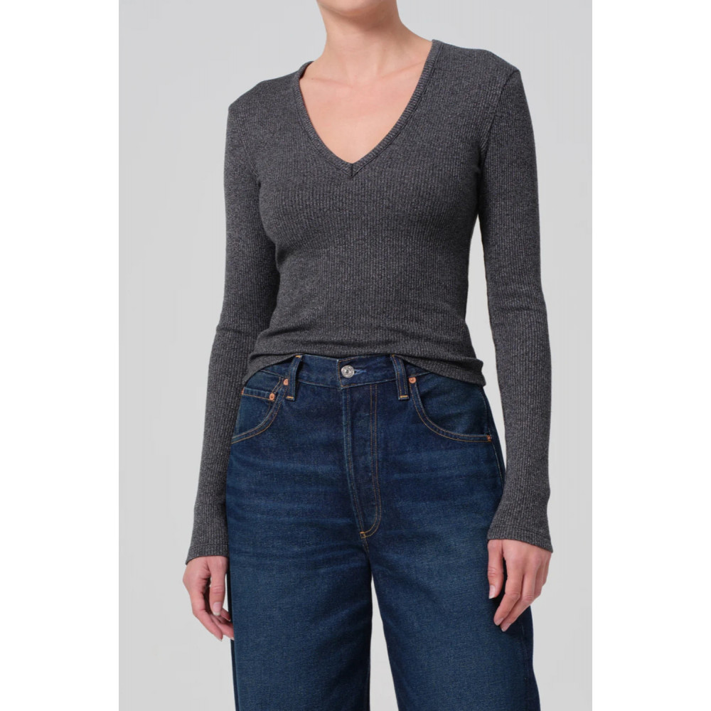 Equinox V-nk Rib Top