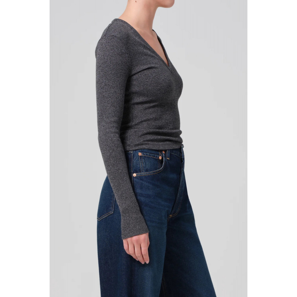 Equinox V-nk Rib Top