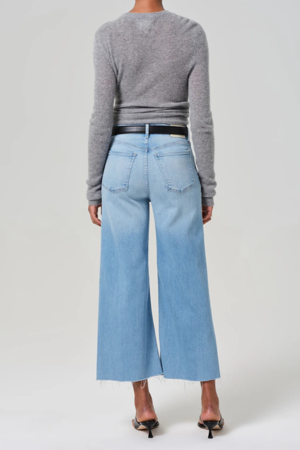 Folio Aura Wide Leg Crop Jean