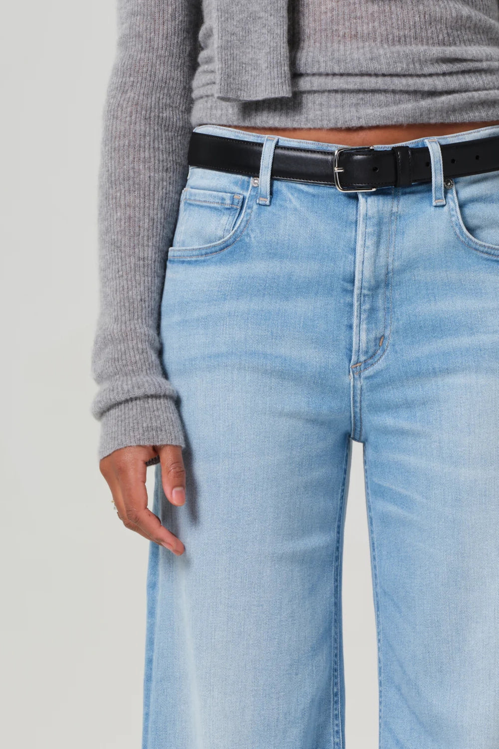 Folio Aura Wide Leg Crop Jean