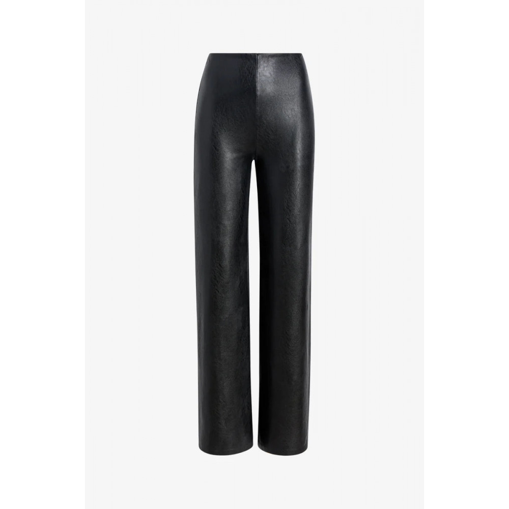 Cedar Leather Wide Leg Pant
