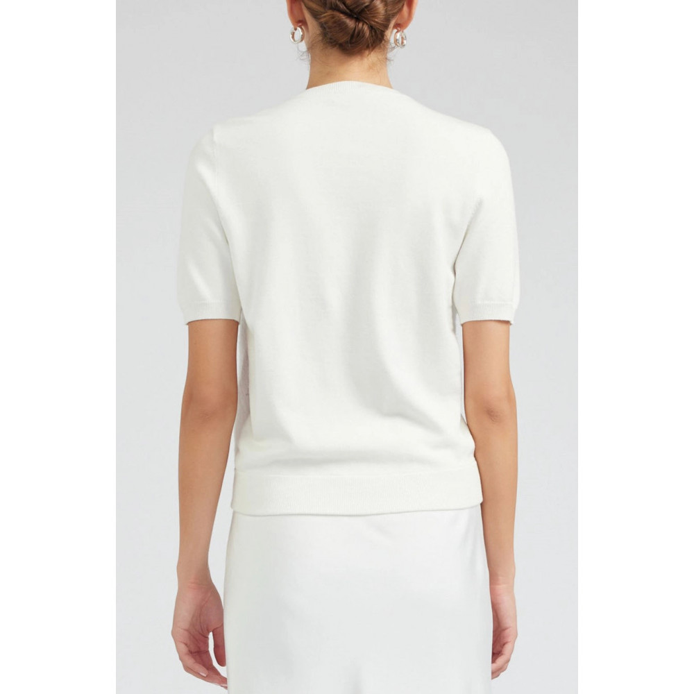 Fission Stella Crochet Detail Top