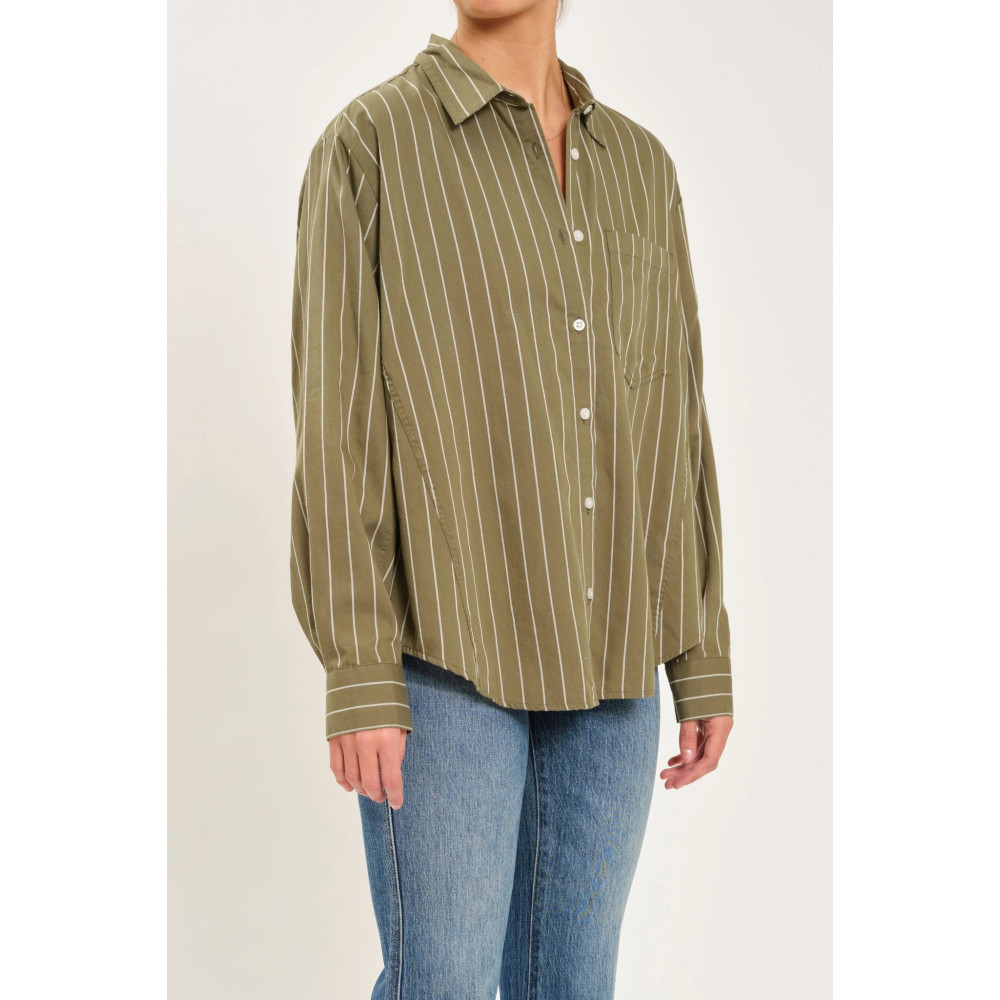 Fortuna Boyfriend Button Up Shirt
