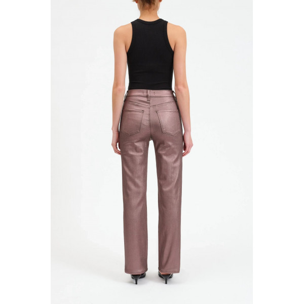 Iconic Stile High Rise Vintage Straight in Coated Penny