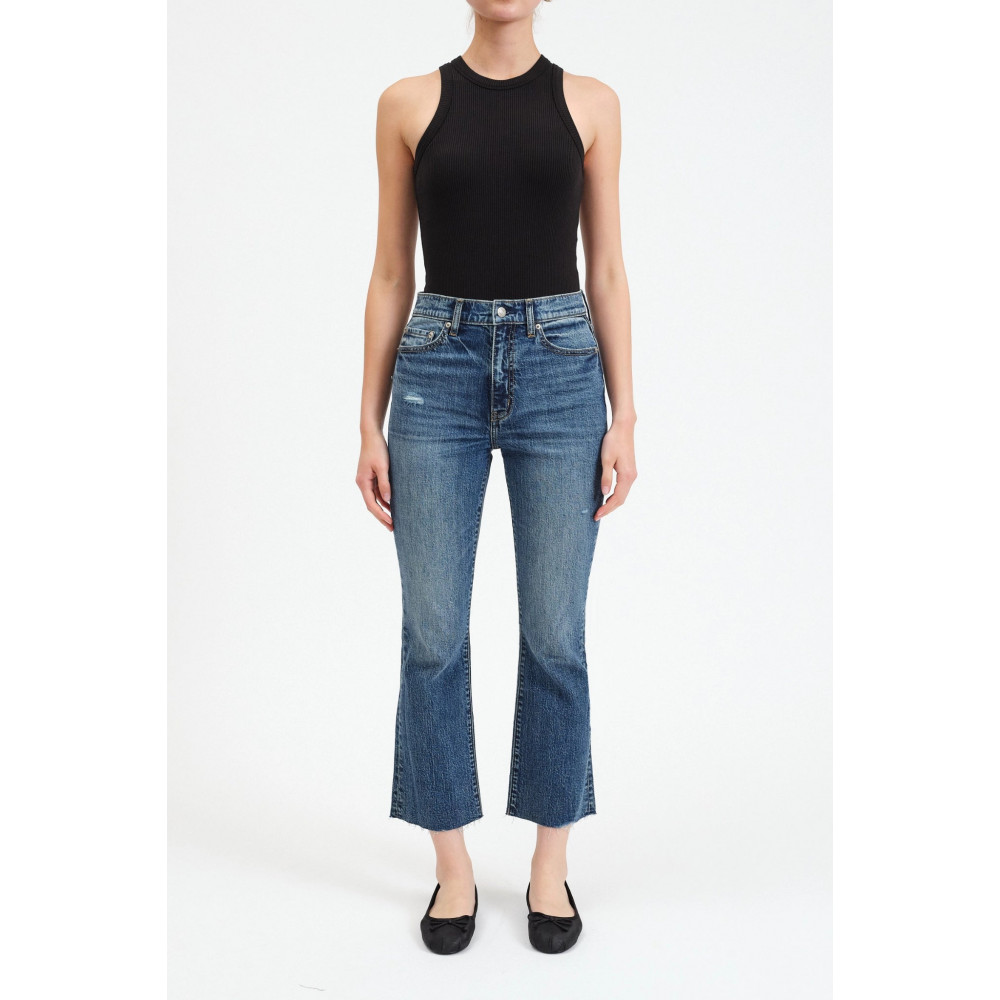 Paradise Girl Crop Flare in Socialite Vintage