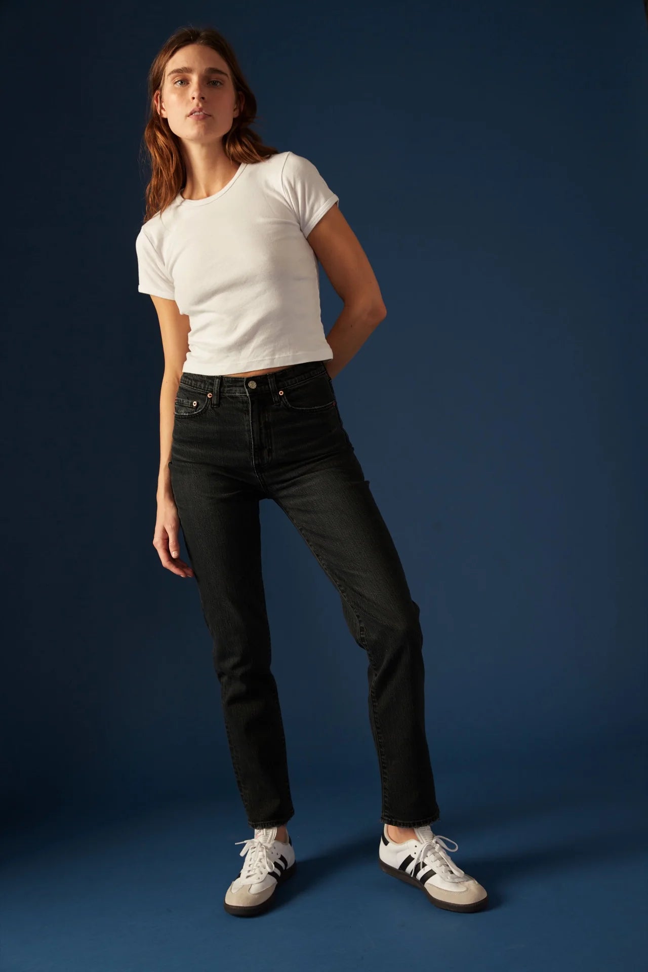 Mood Pants High Rise Straight