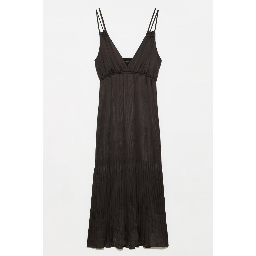 Tessellation Pleat Maxi Dress