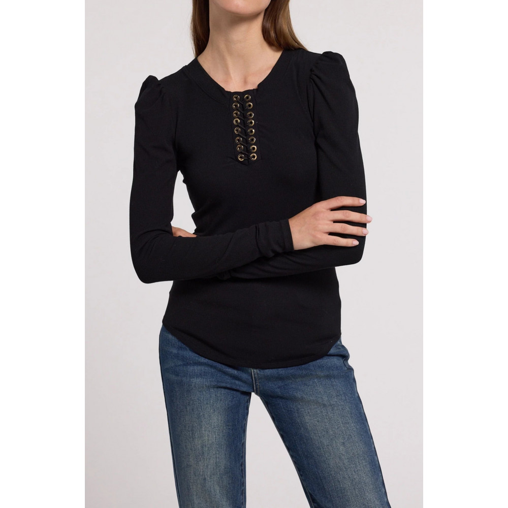 Ambra Lace-Up Top