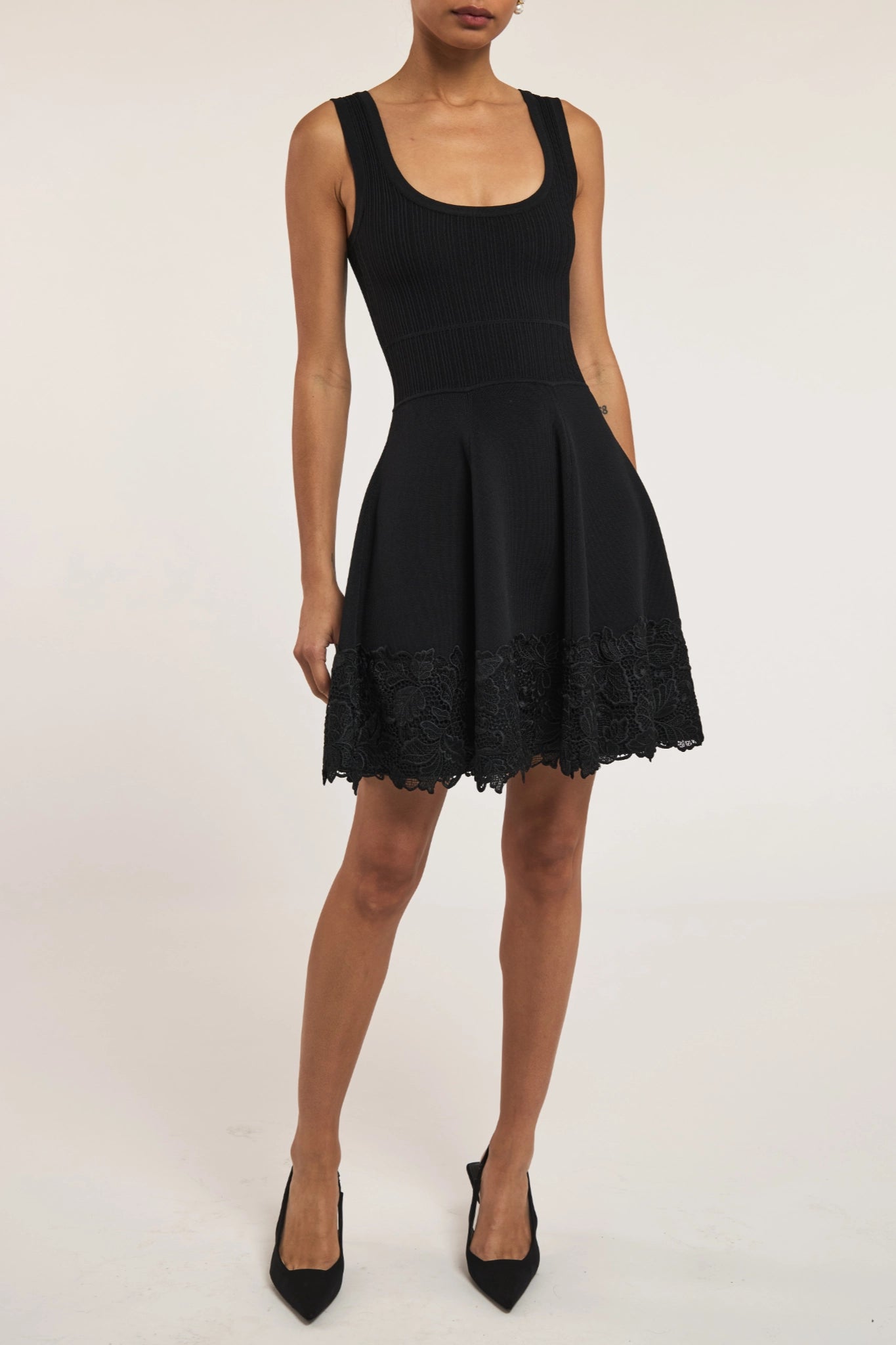 Brise Bloom Lace Knit Dress