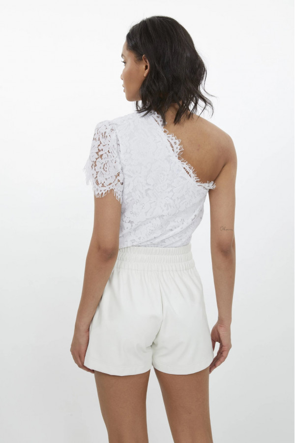 Facet Bloom Lace Top
