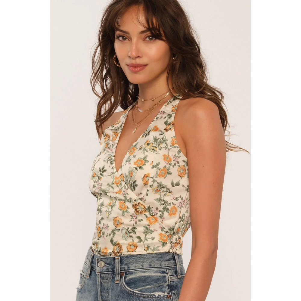 Ebony Floral Top