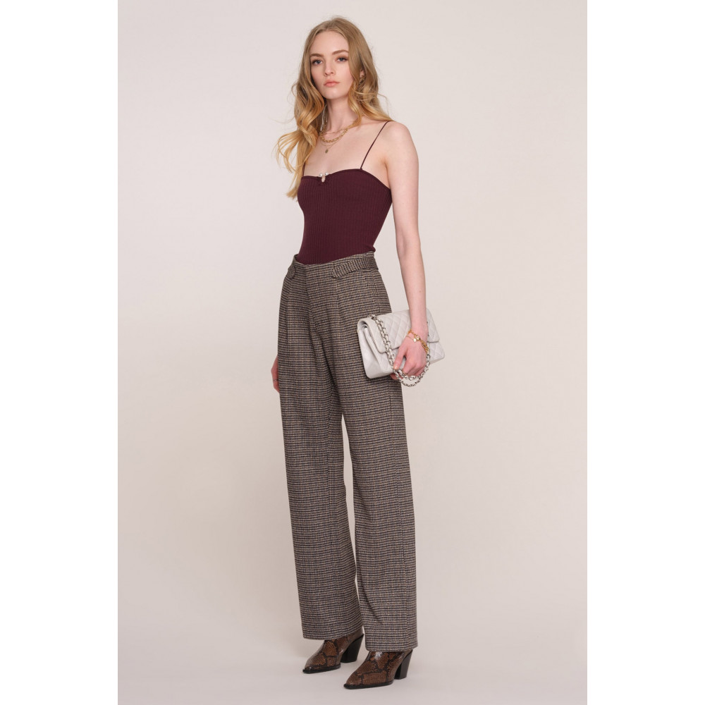 Nimble Luxe Plaid Pant