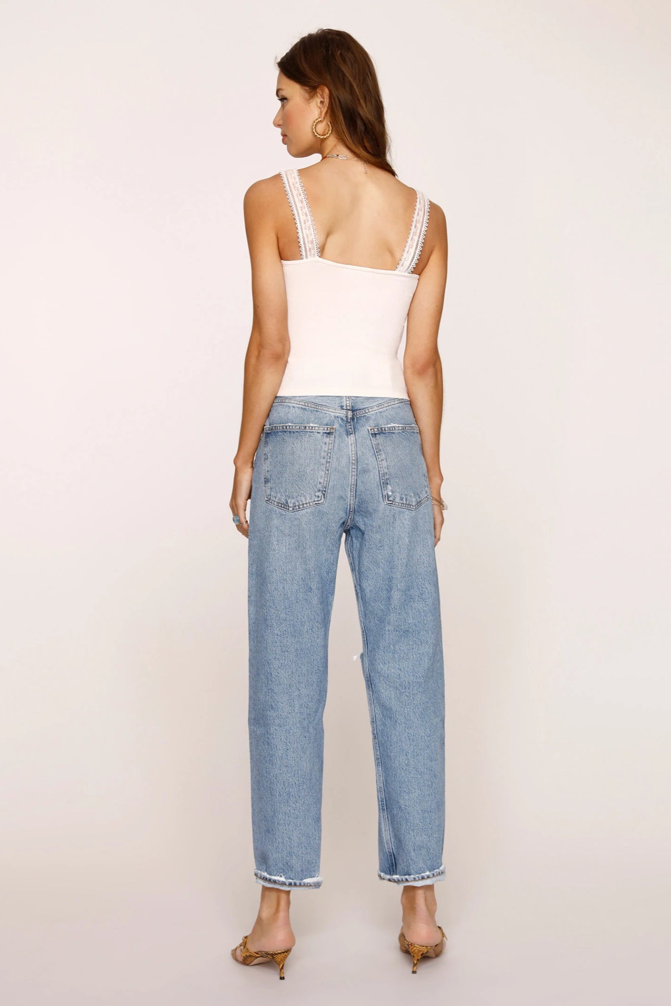 Chill Dolce Lace Strap Top