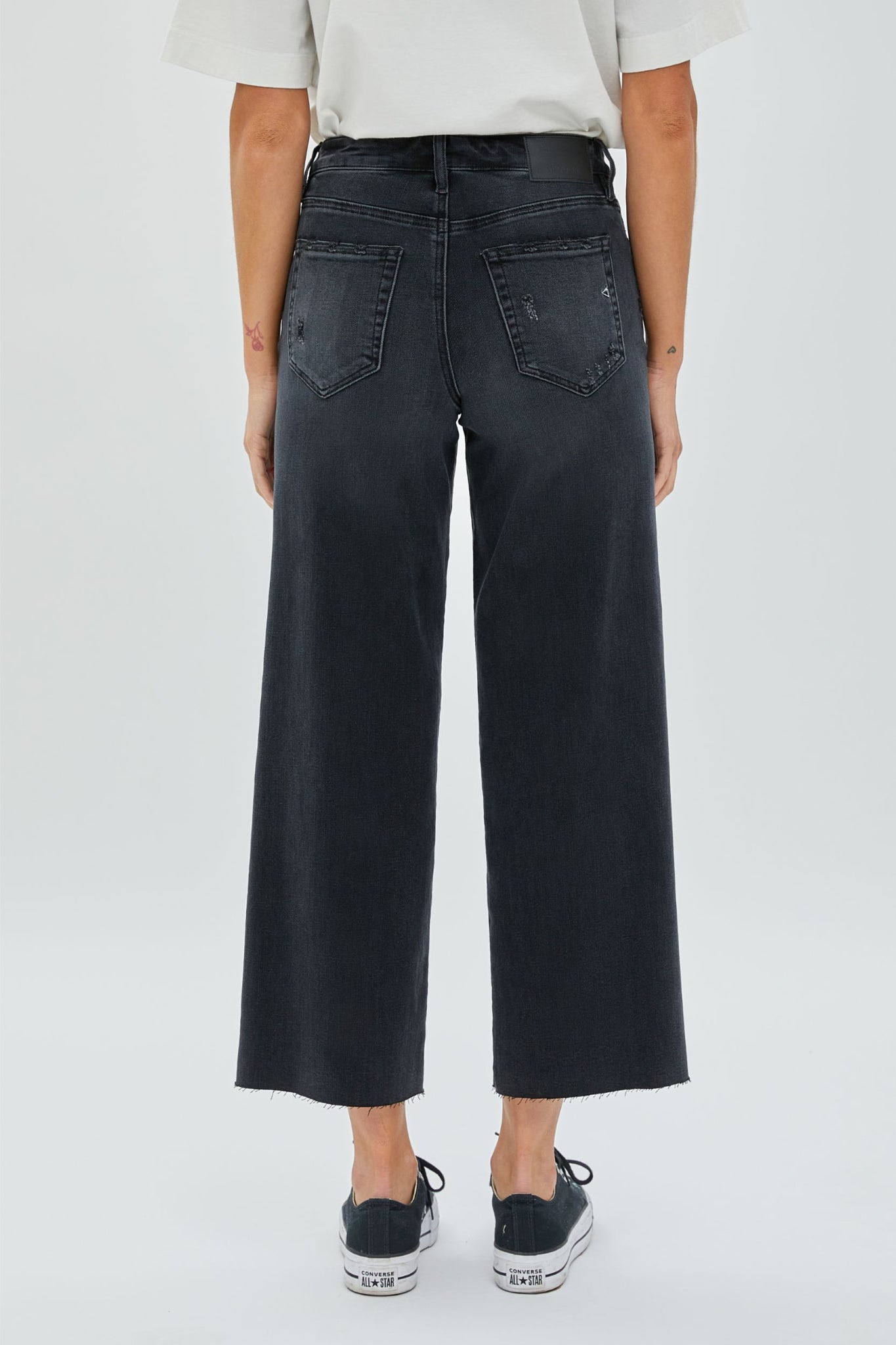 Fleet Crop Wide Leg Jean