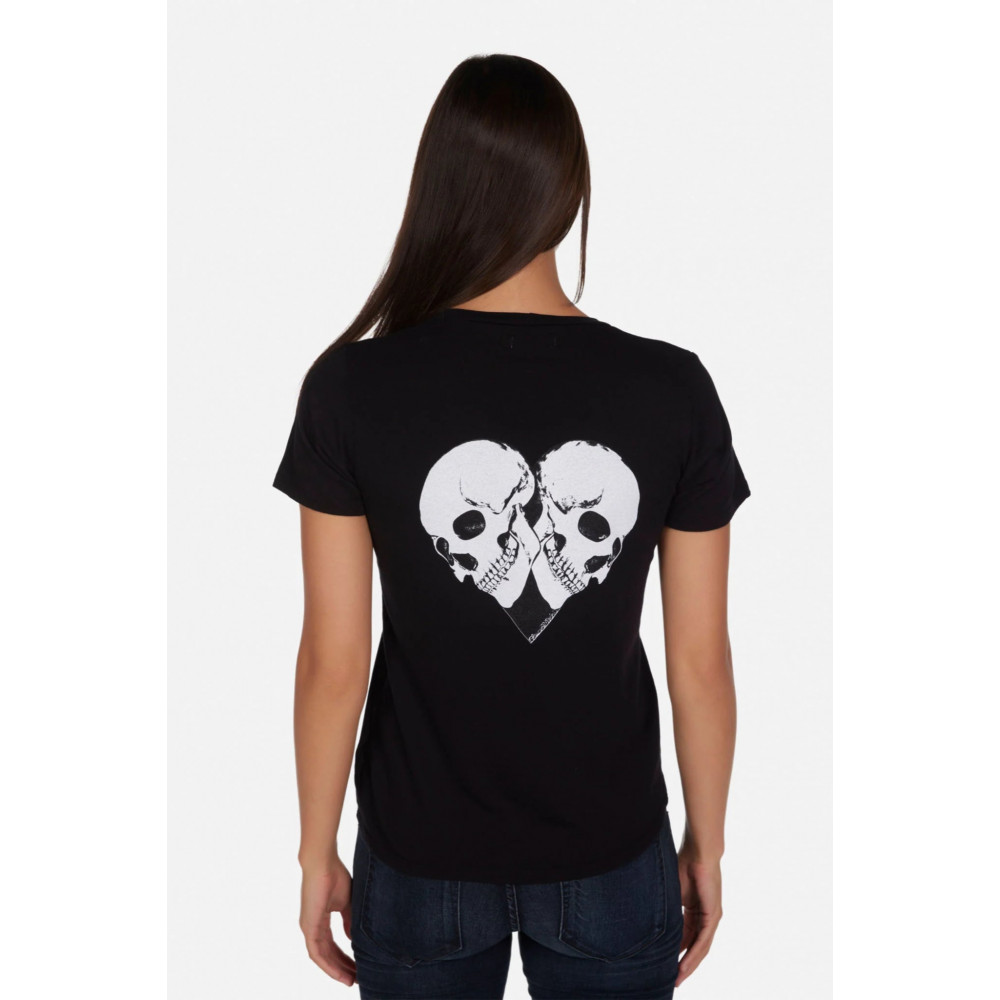 Prism Echo Skull Heart Tee