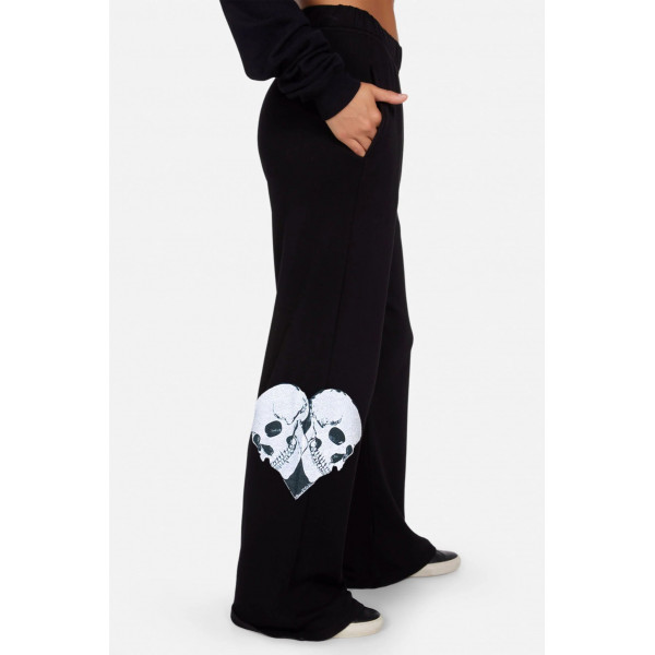 Belleza Edge Skull Heart Sweatpant