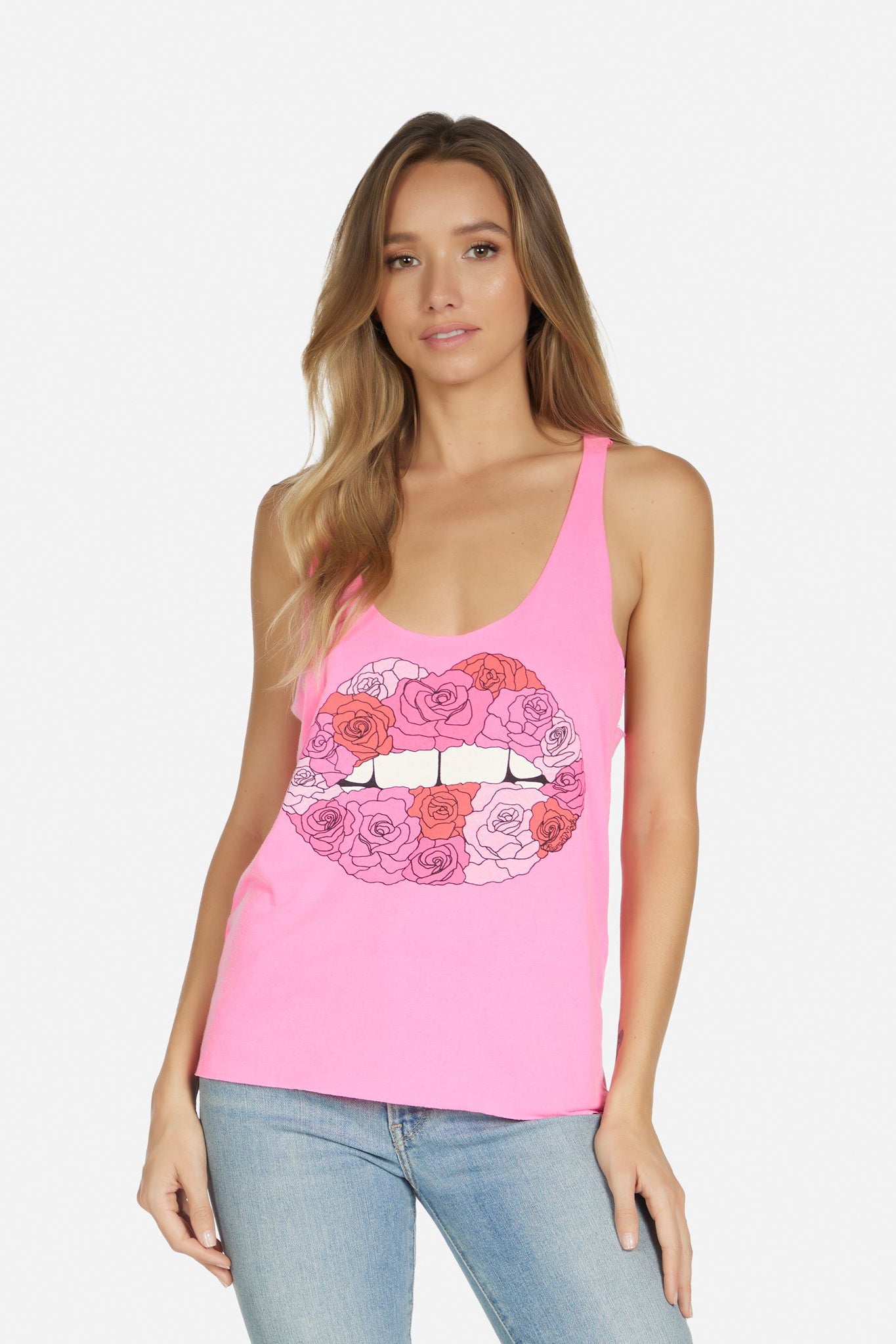 Melody Mood Rose Lip Tank