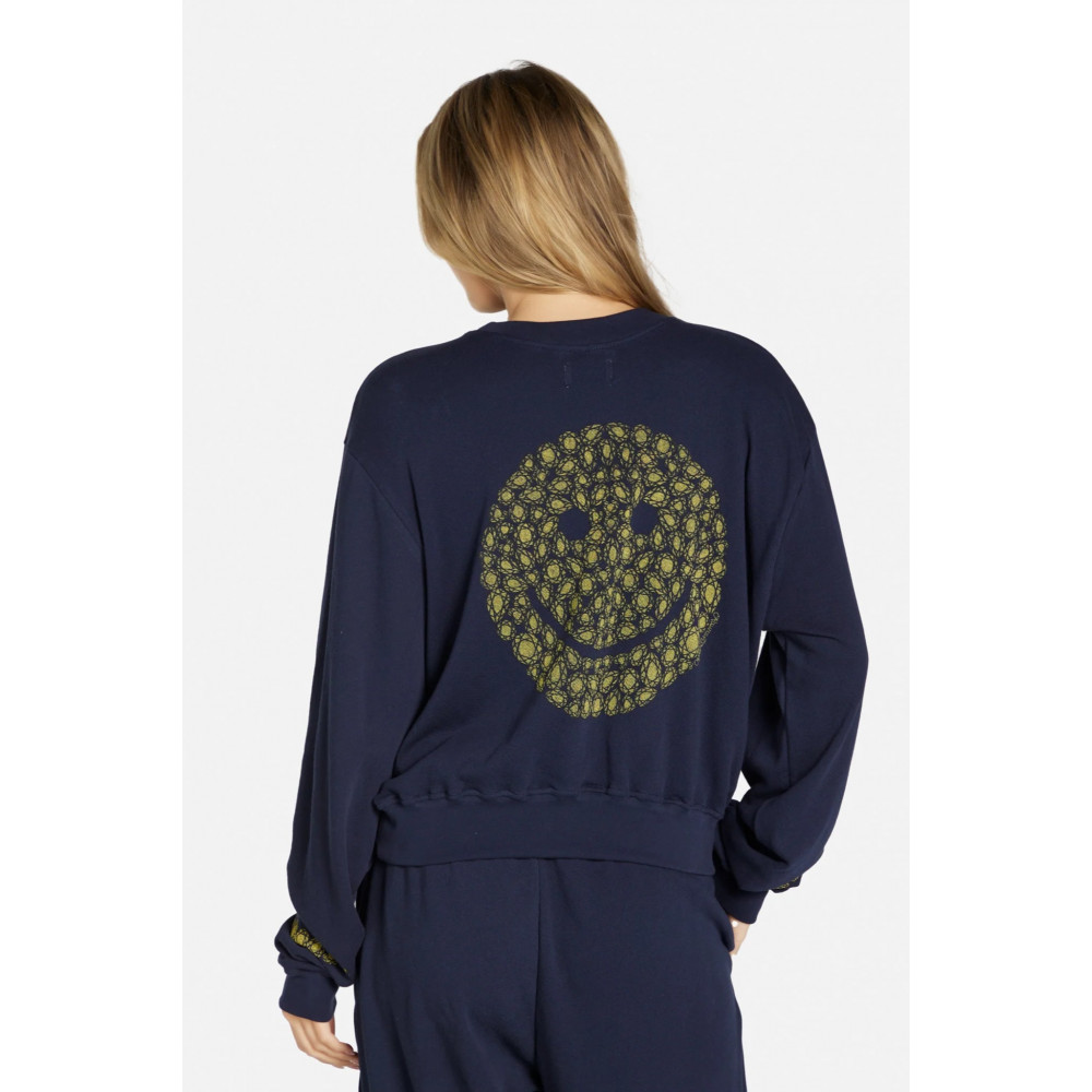 Castle Diamond Happy Face Sweat Shirt