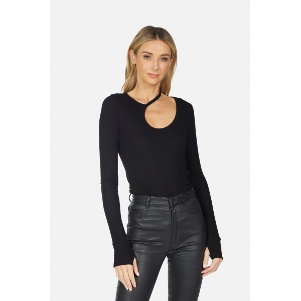Smeraldo Rib Asymmetric Top