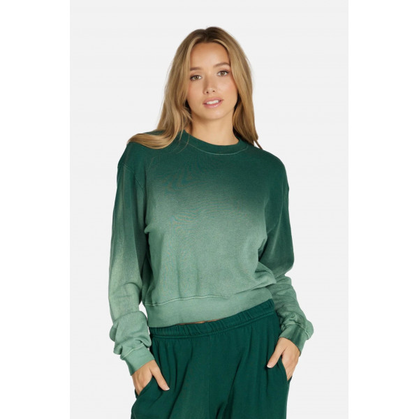 Valhalla Crop Ombre Sweatshirt
