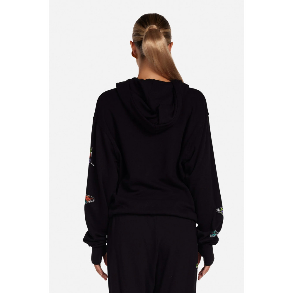 Ivory Butterfly Hoodie