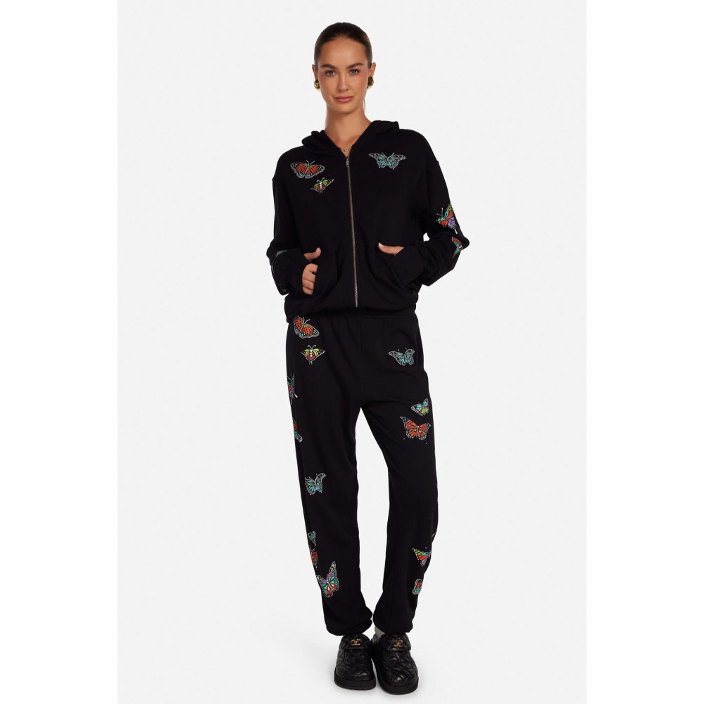 Ivory Butterfly Hoodie