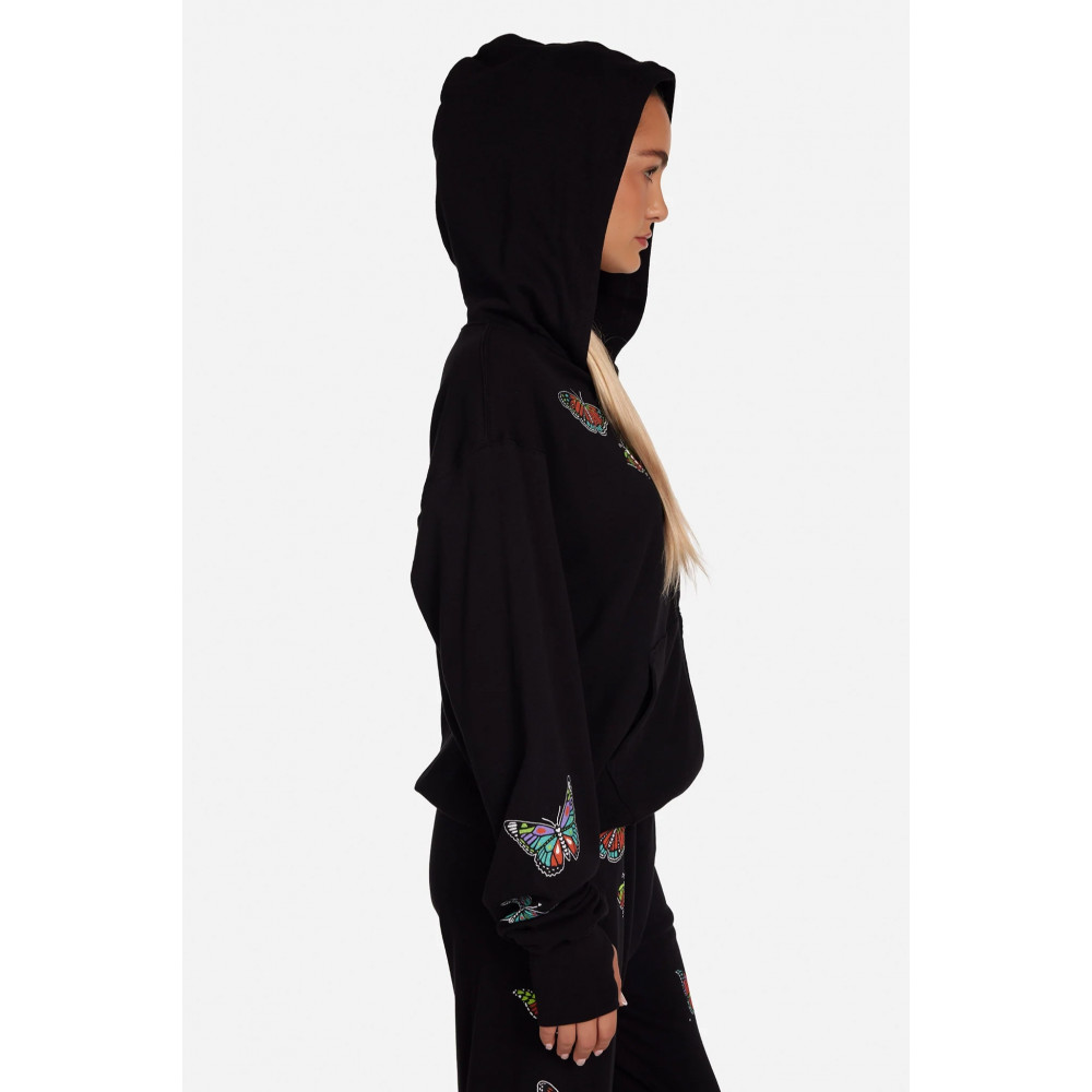 Ivory Butterfly Hoodie