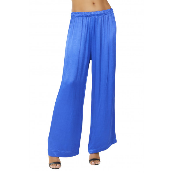 Platinum Paradox Satin Wide Leg Pant