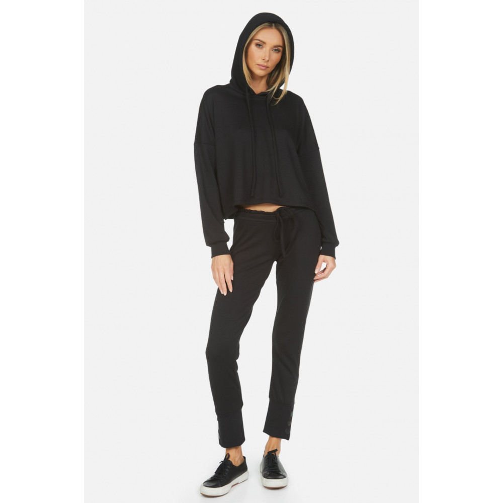 Esmeralda Side Button Hoodie