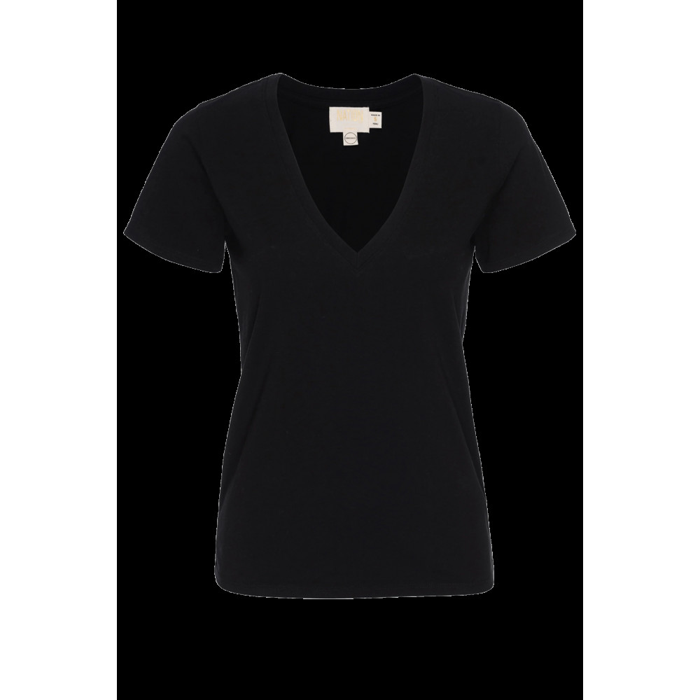 Mist Mood Slim V Neck Tee