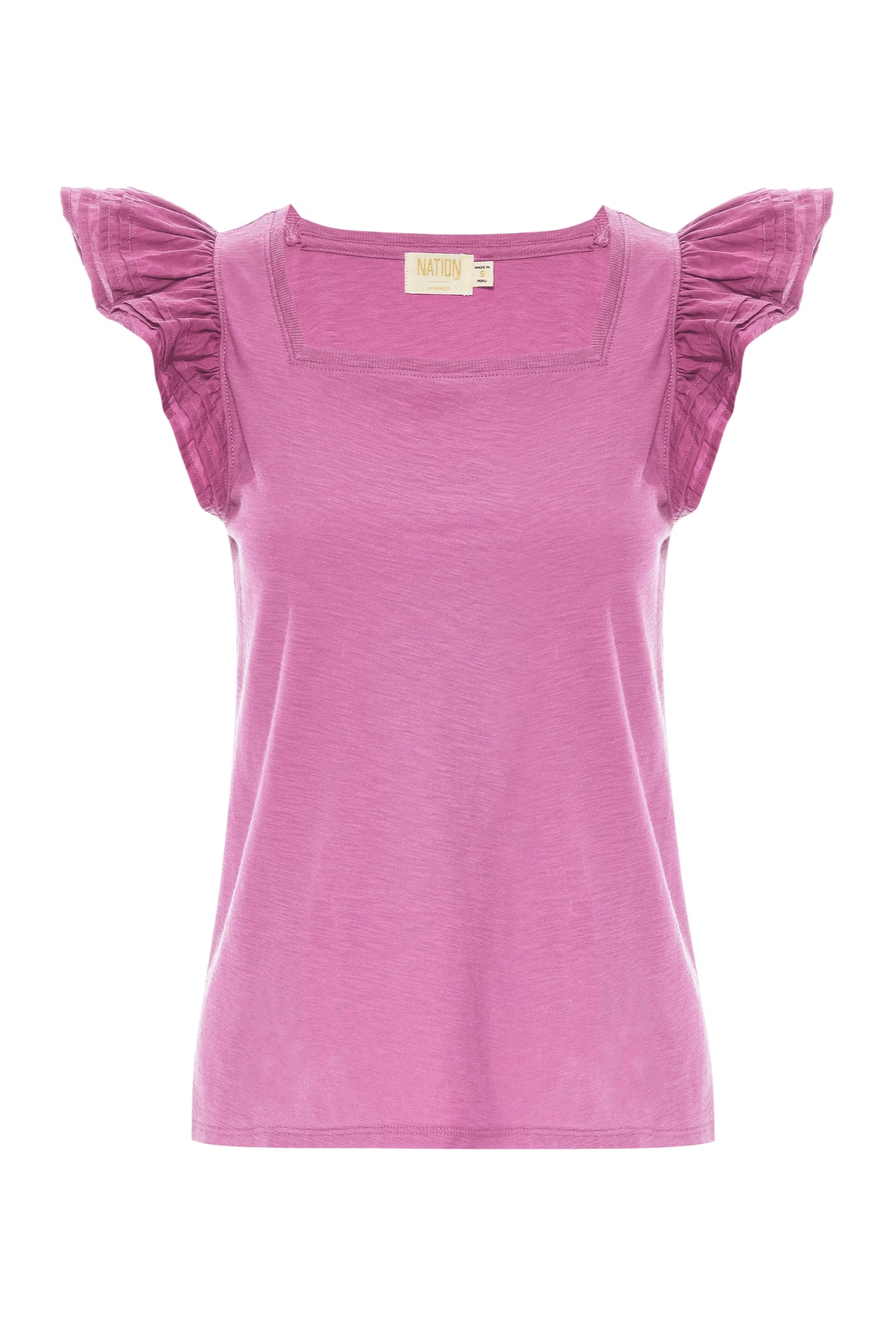 Ardore Square Neck Ruffle Top