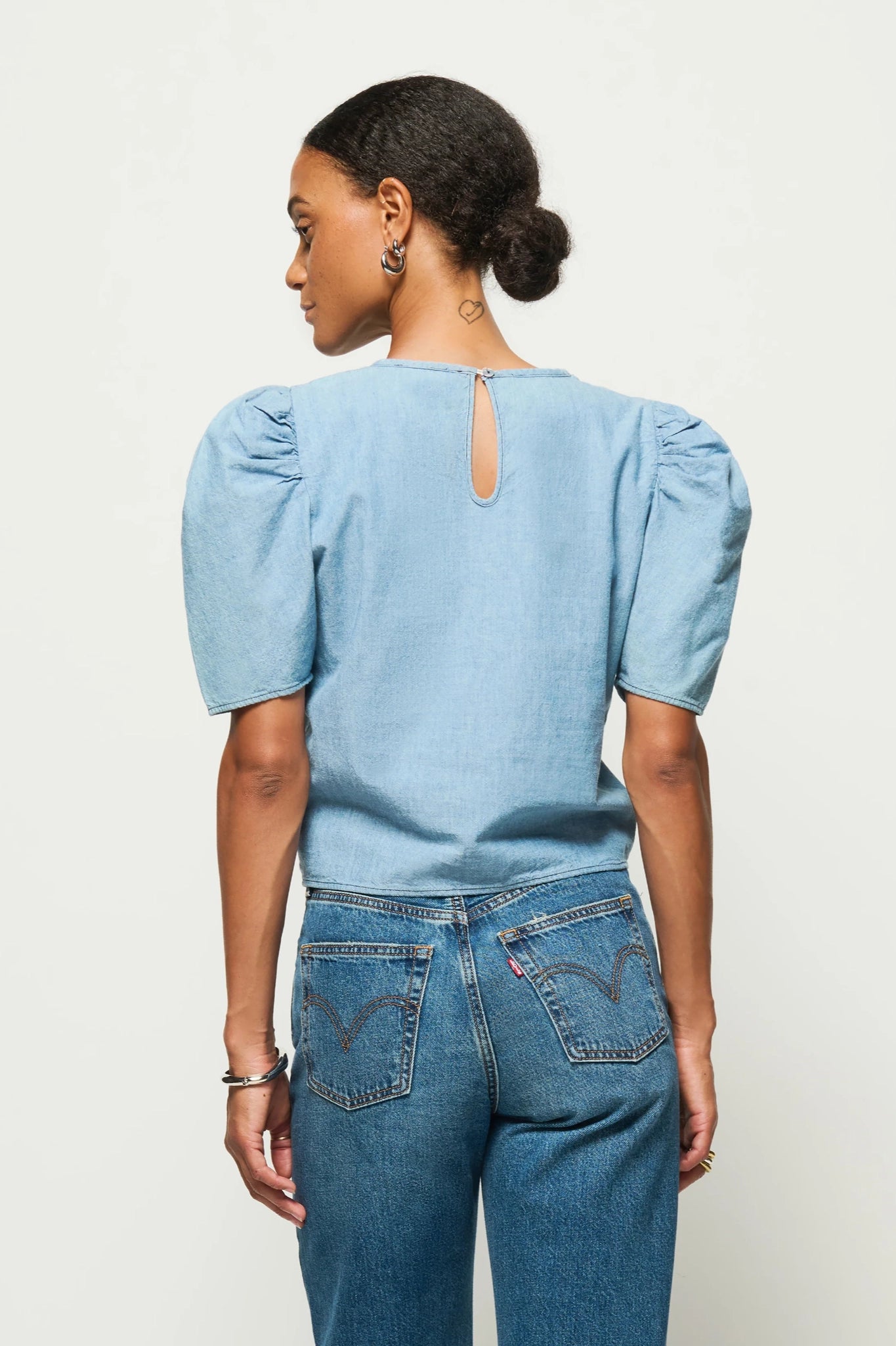 Splendore Chambray Top