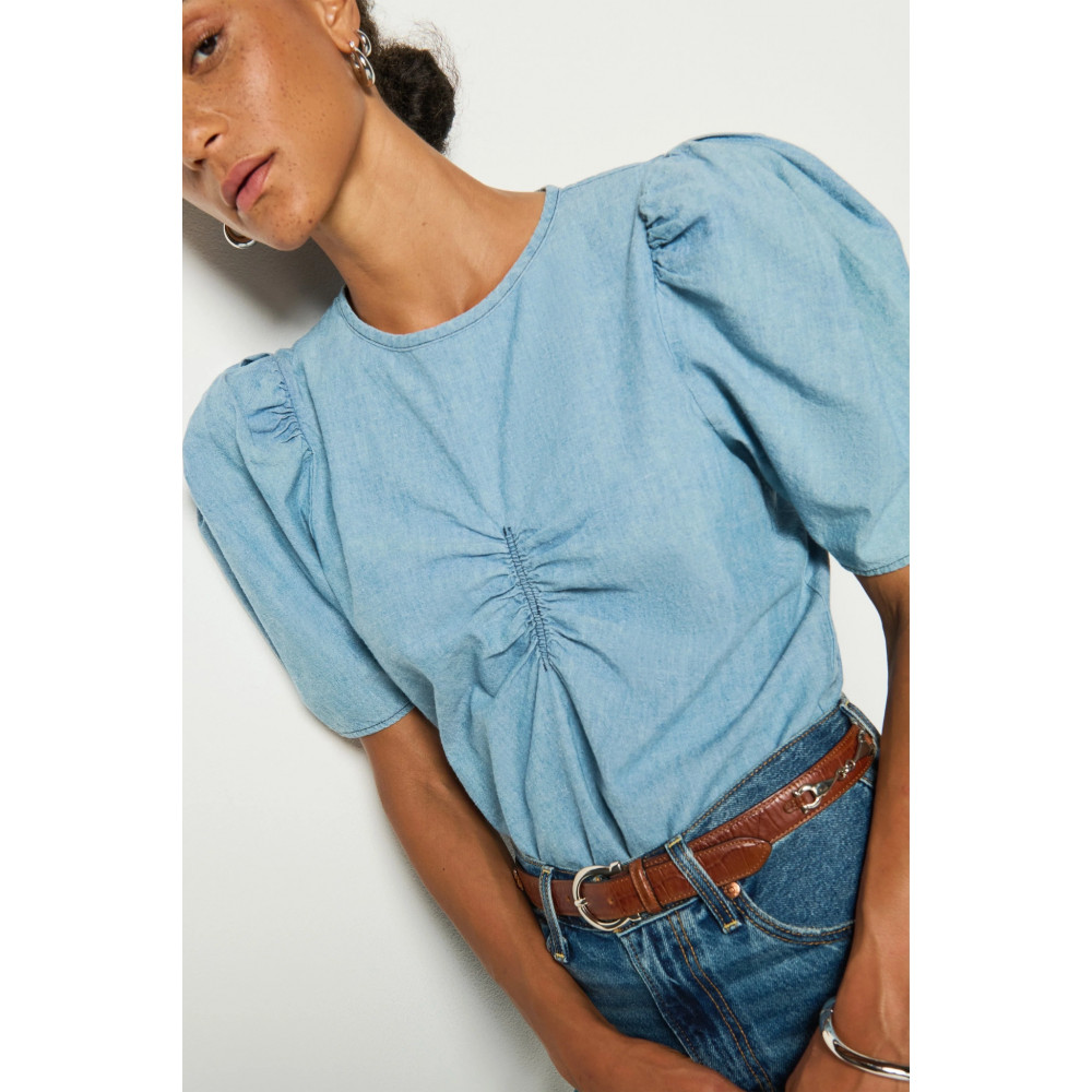 Splendore Chambray Top