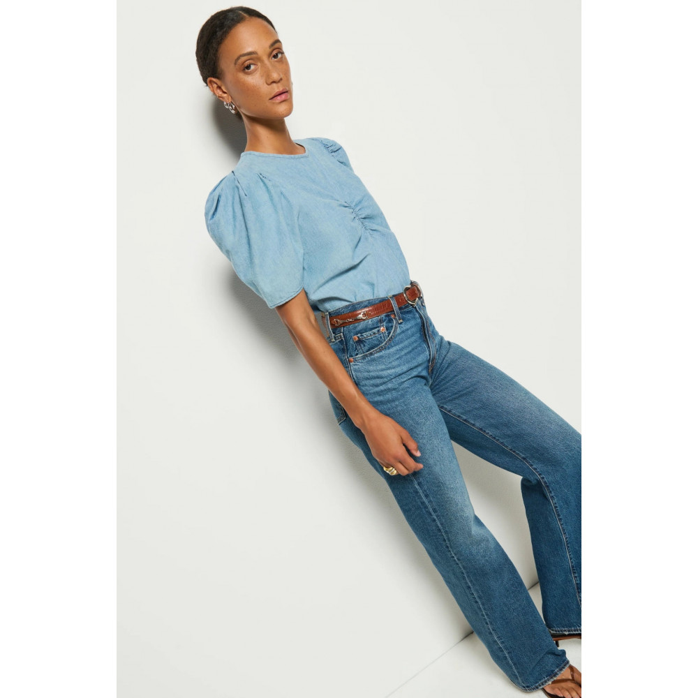 Splendore Chambray Top