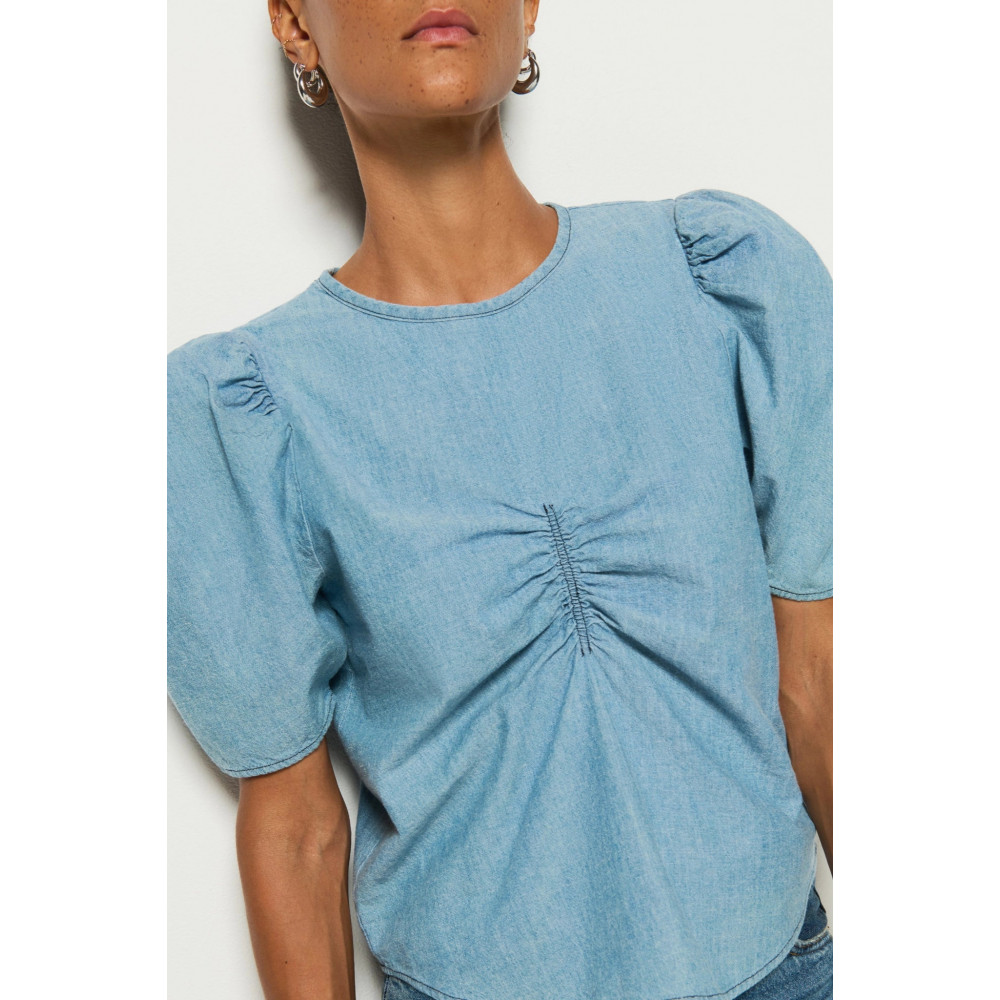Splendore Chambray Top