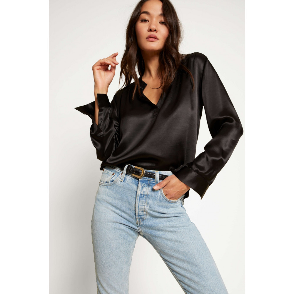 Platinum Silky Henley