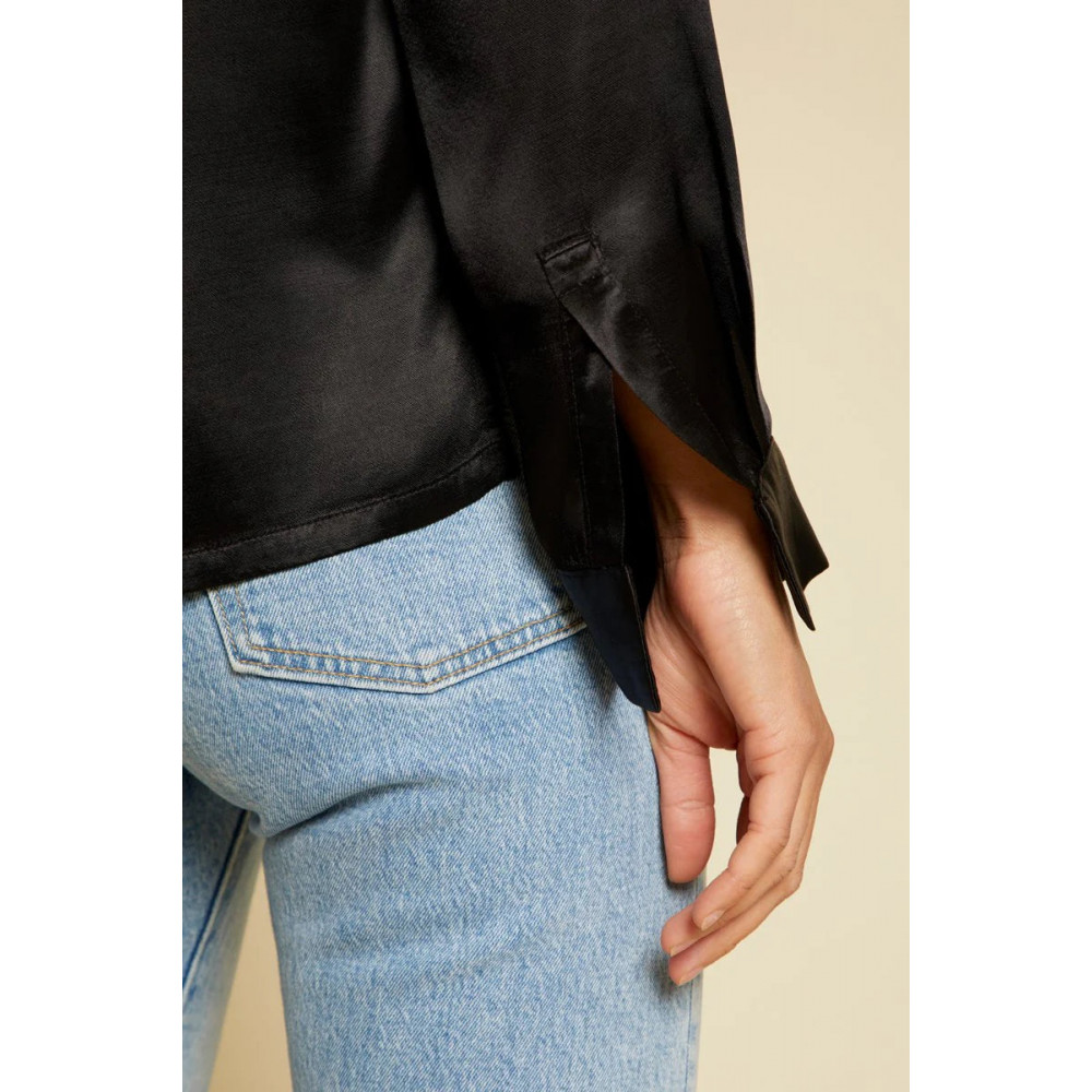 Platinum Silky Henley